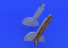 Eduard 648124 Spitfire undercarriage legs BRONZE 1/48  (Eduard)